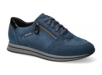 chaussure mephisto lacets leenie bleu cobalt